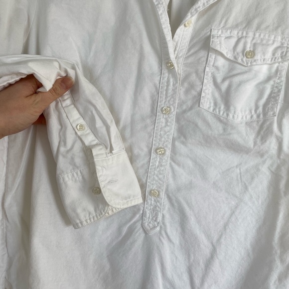 JCrew White Button Down Size Small Women’s - Picture 6 of 8